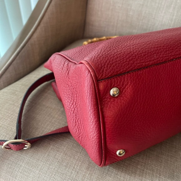 Authentic Gucci Bamboo two way shoulder bag 323660 520981 (F72) - Picture 16 of 16